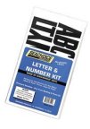 Boat Registration Numbers and Letters Kit (Black or White)